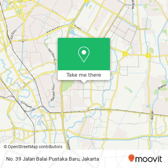 No. 39 Jalan Balai Pustaka Baru map