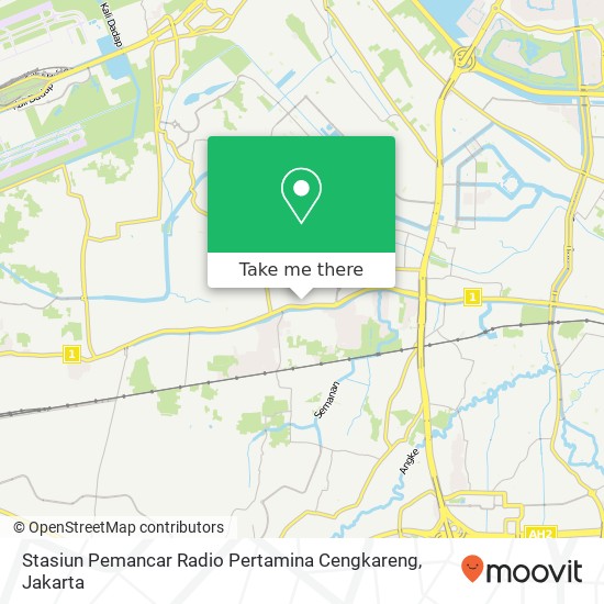 Stasiun Pemancar Radio Pertamina Cengkareng map