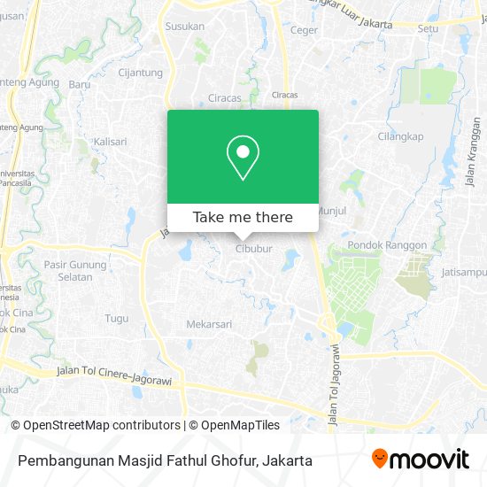 Pembangunan Masjid Fathul Ghofur map