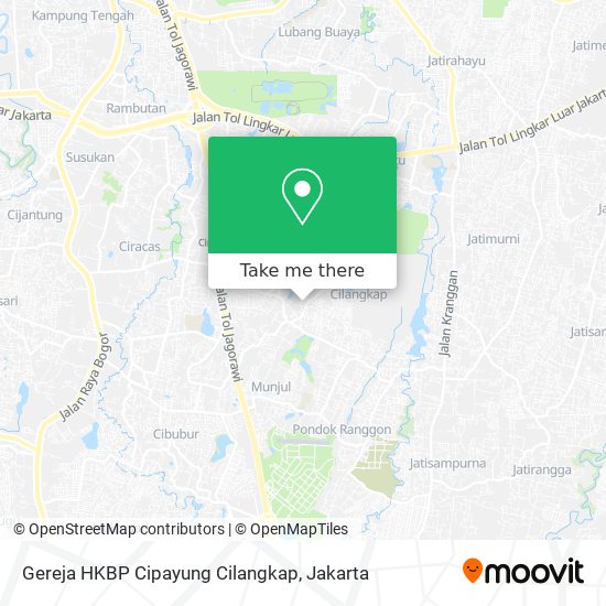 Gereja HKBP Cipayung Cilangkap map