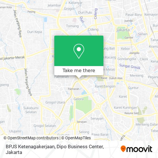 BPJS Ketenagakerjaan, Dipo Business Center map