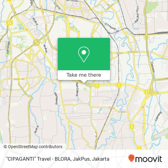 "CIPAGANTI" Travel - BLORA, JakPus map