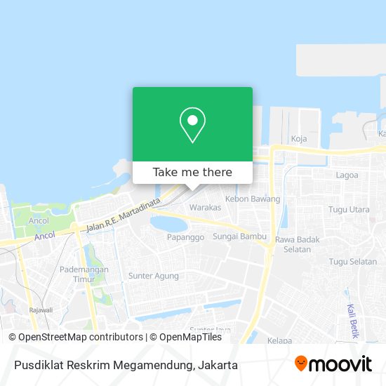 Pusdiklat Reskrim Megamendung map