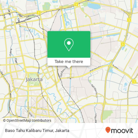 Baso Tahu Kalibaru Timur map