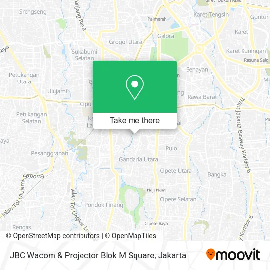JBC Wacom & Projector Blok M Square map
