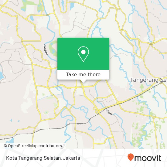 Kota Tangerang Selatan map