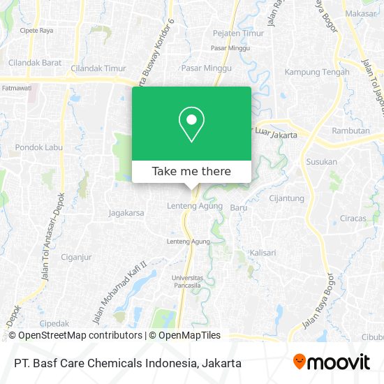 PT. Basf Care Chemicals Indonesia map
