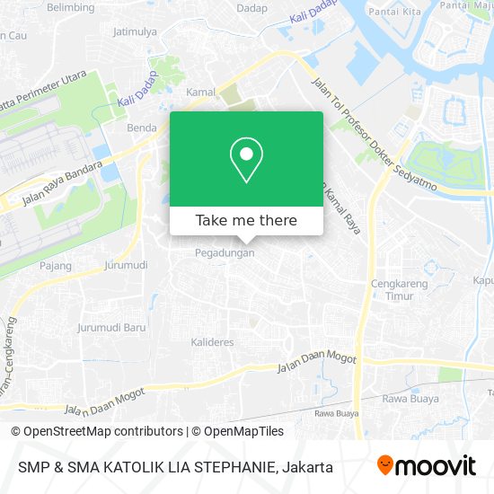 SMP & SMA KATOLIK LIA STEPHANIE map