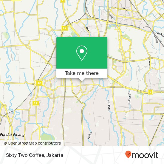 Sixty Two Coffee map