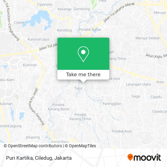 Puri Kartika, Ciledug map