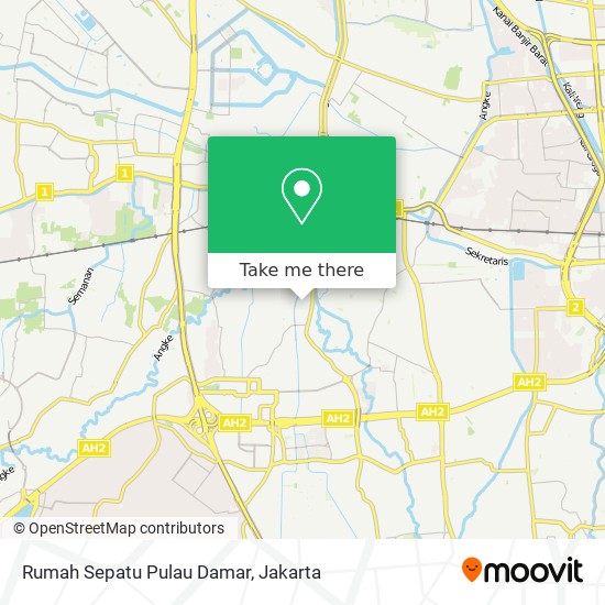 Rumah Sepatu Pulau Damar map