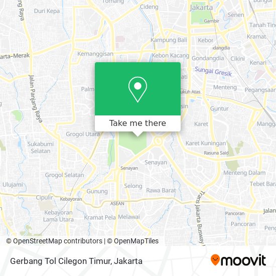 Gerbang Tol Cilegon Timur map