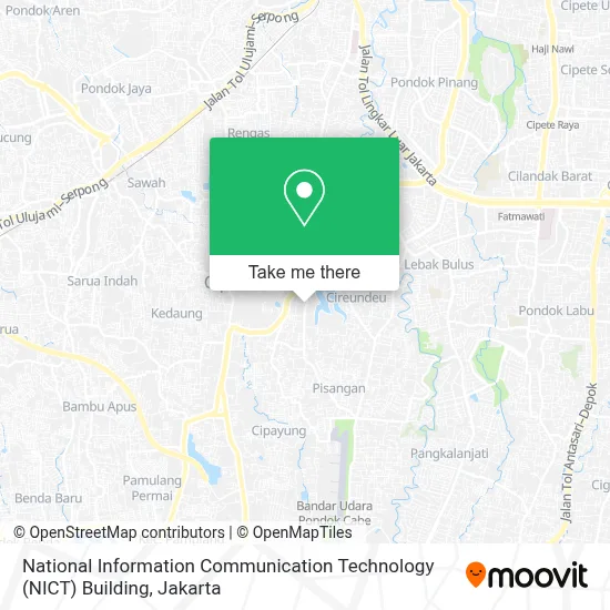 National Information Communication Technology (NICT) Building map