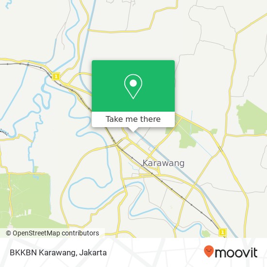 BKKBN Karawang map