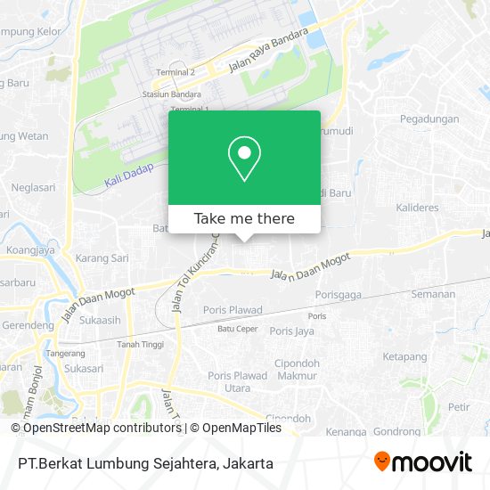 PT.Berkat Lumbung Sejahtera map