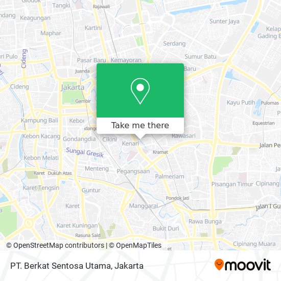 PT. Berkat Sentosa Utama map