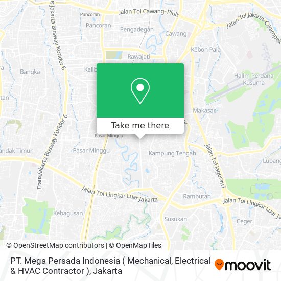 PT. Mega Persada Indonesia ( Mechanical, Electrical & HVAC Contractor ) map