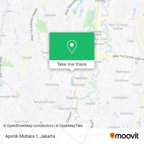 Apotik Mutiara 1 map