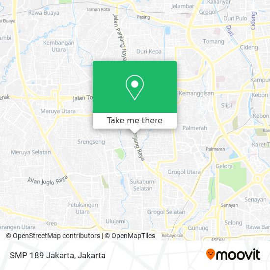 SMP 189 Jakarta map