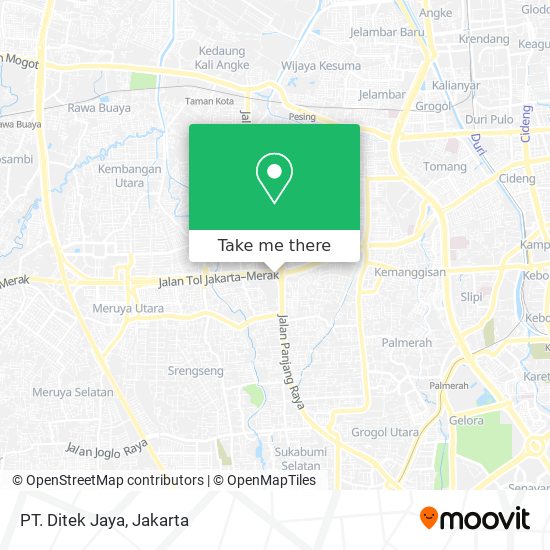 PT. Ditek Jaya map