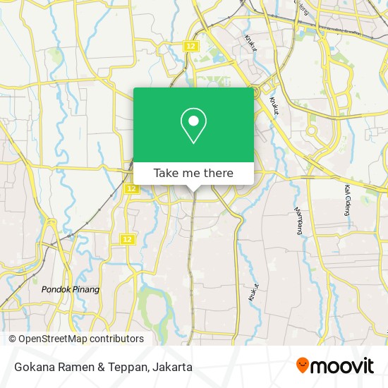 Gokana Ramen & Teppan map