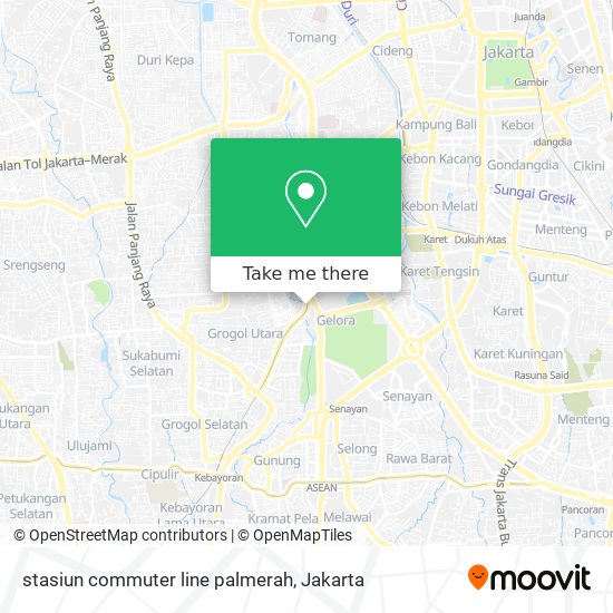 stasiun commuter line palmerah map