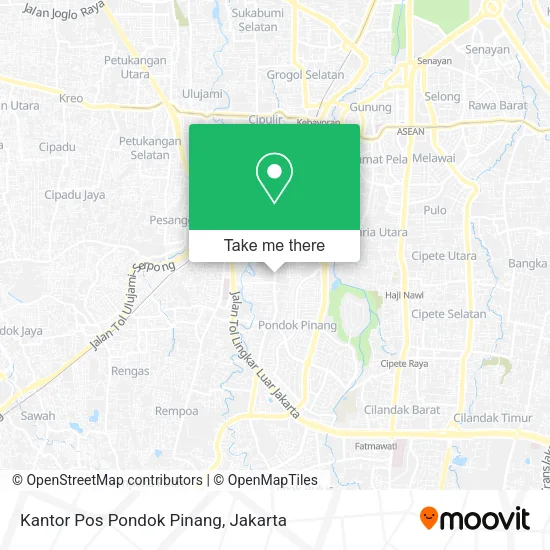 Kantor Pos Pondok Pinang map