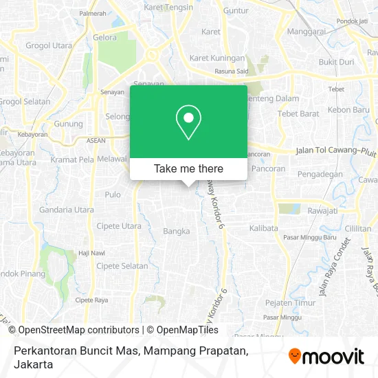 Perkantoran Buncit Mas, Mampang Prapatan map