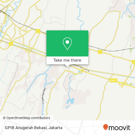 GPIB Anugerah Bekasi map