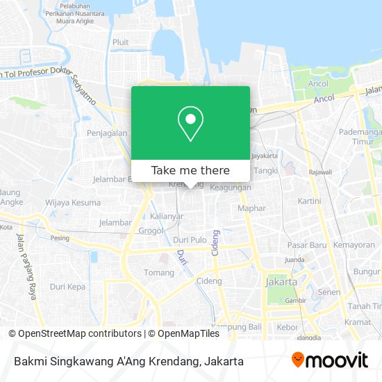 Bakmi Singkawang A'Ang Krendang map