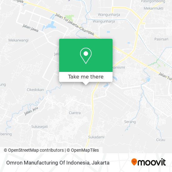 Omron Manufacturing Of Indonesia map