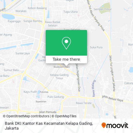 Bank DKI Kantor Kas Kecamatan Kelapa Gading map