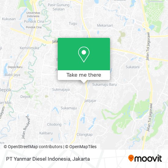 PT Yanmar Diesel Indonesia map