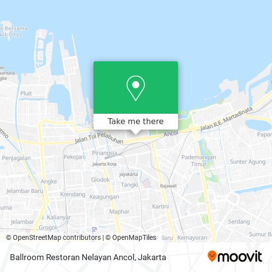 Ballroom Restoran Nelayan Ancol map