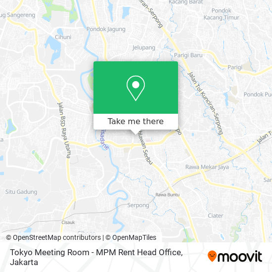 Tokyo Meeting Room - MPM Rent Head Office map