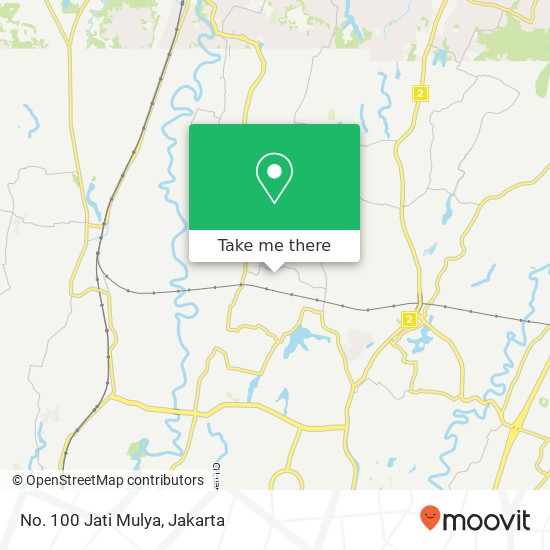 No. 100 Jati Mulya map