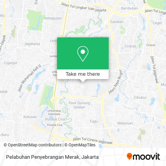 Pelabuhan Penyebrangan Merak map