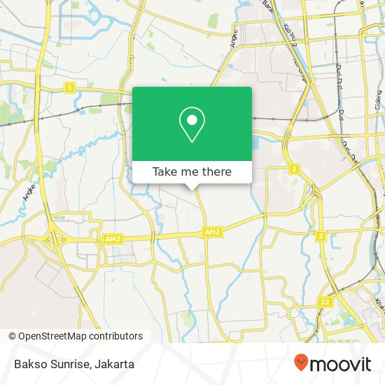 Bakso Sunrise map