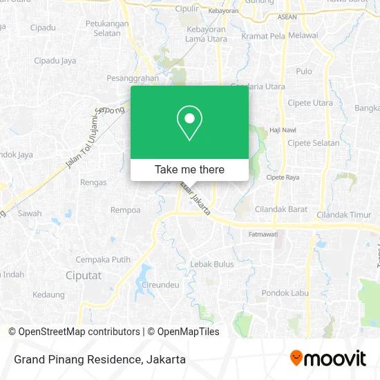 Grand Pinang Residence map