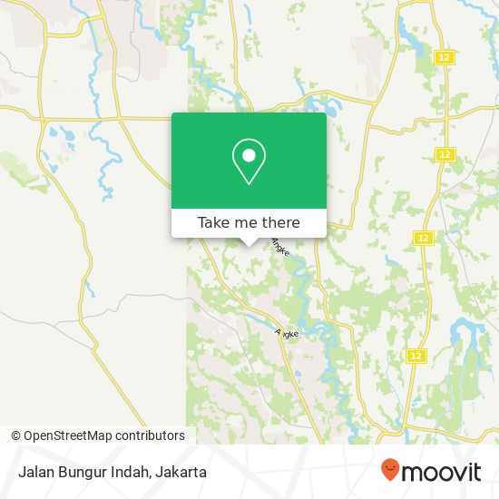 Jalan Bungur Indah map