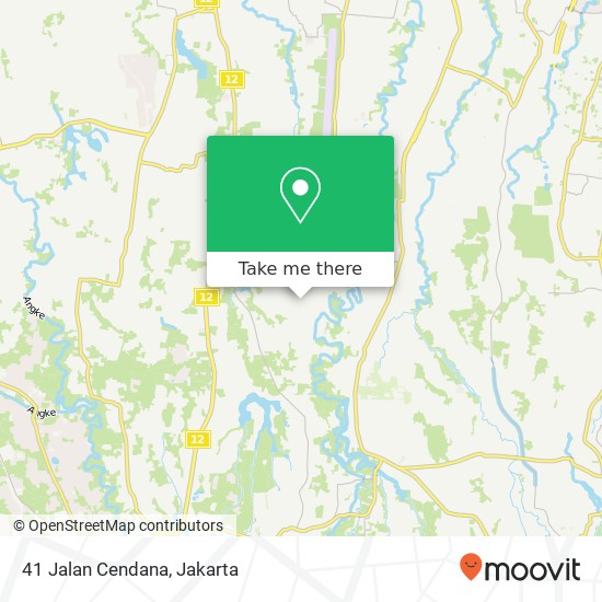 41 Jalan Cendana map