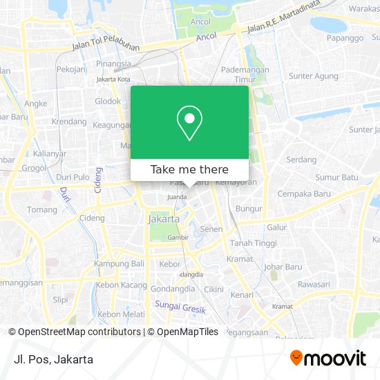 Jl. Pos map