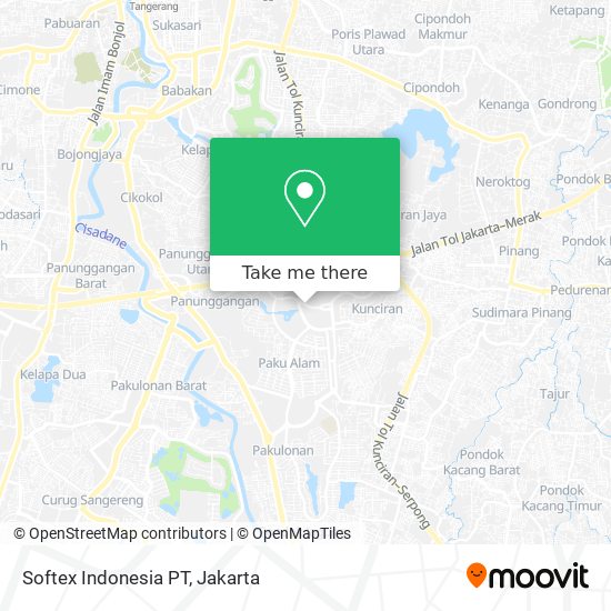 Softex Indonesia PT map