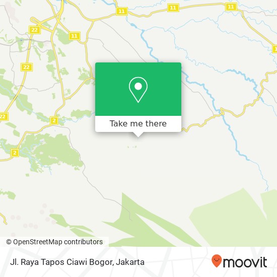 Jl. Raya Tapos Ciawi Bogor map