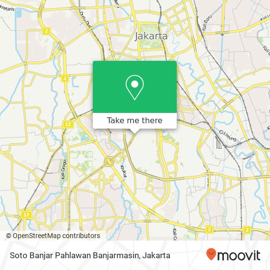 Soto Banjar Pahlawan Banjarmasin map