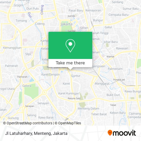 Jl Latuharhary, Menteng map