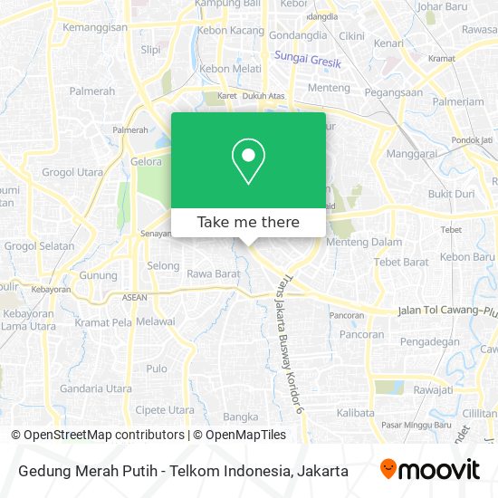 Gedung Merah Putih - Telkom Indonesia map