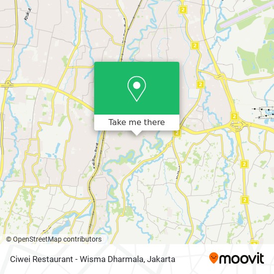 Ciwei Restaurant - Wisma Dharmala map