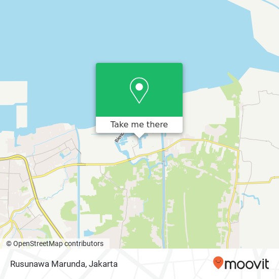 Rusunawa Marunda map