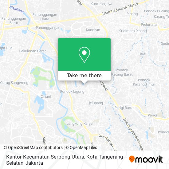 Kantor Kecamatan Serpong Utara, Kota Tangerang Selatan map